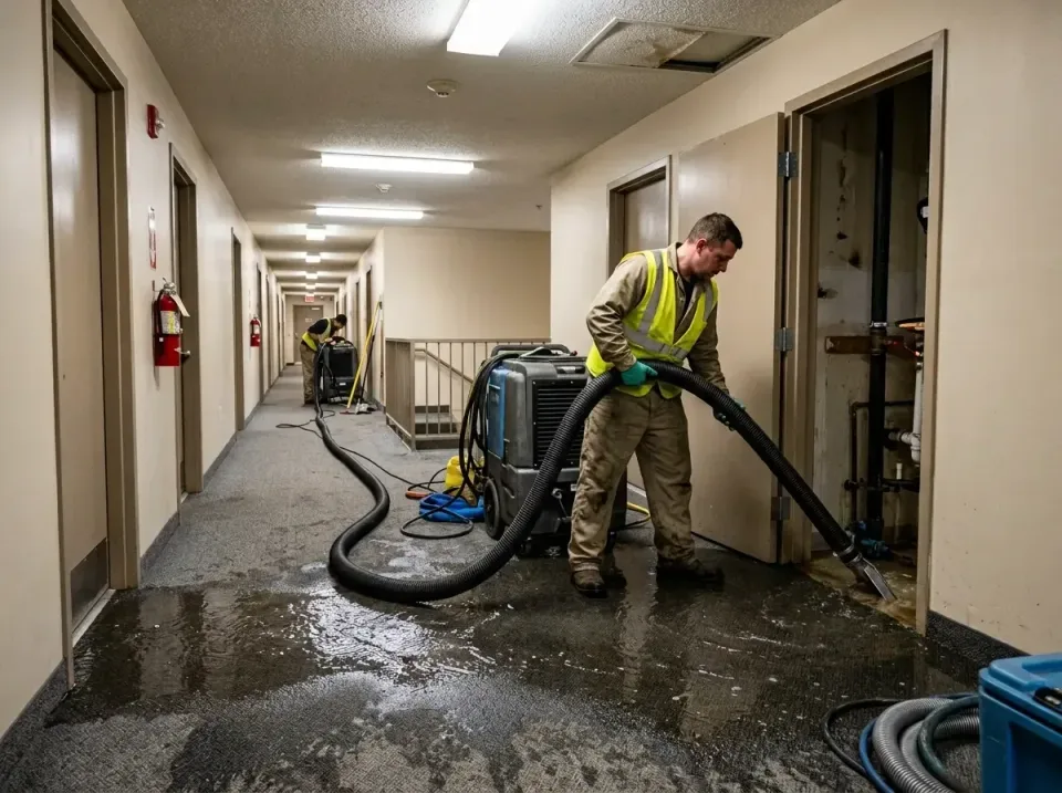 multi-unit-apartment-hallway-f-005 — frequently asked questions, Emergency Burst Pipe Water Extraction & Removal in Whitehou…